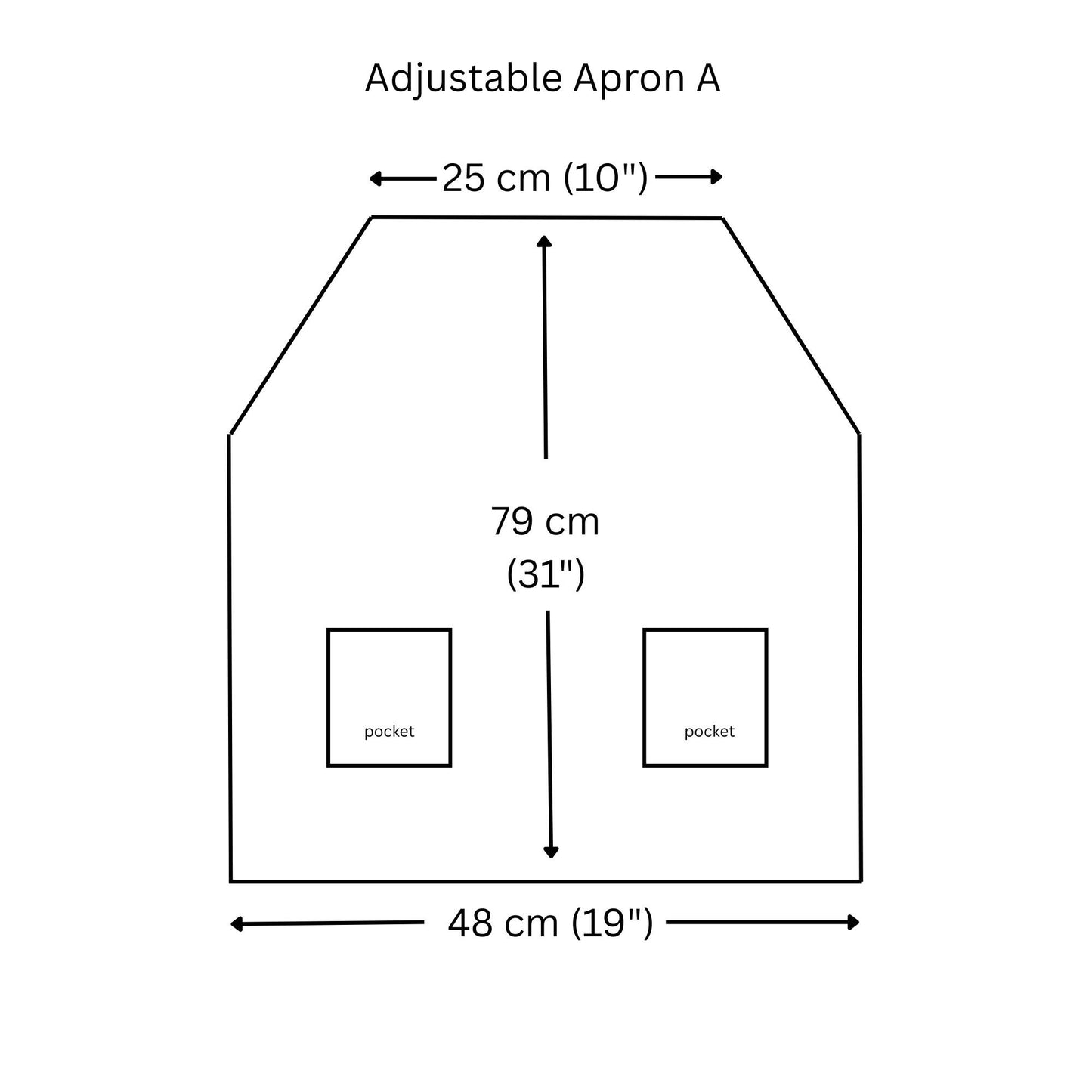 Apron with Adjustable Straps in Paisley