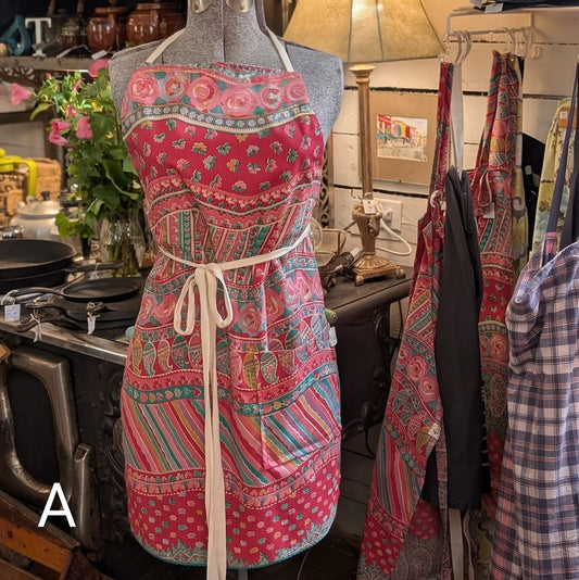 Paisley Apron with Adjustable Straps